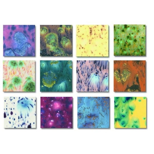 Sax True Flow Crystal Magic Glazes, Assorted Colors, 12 PK